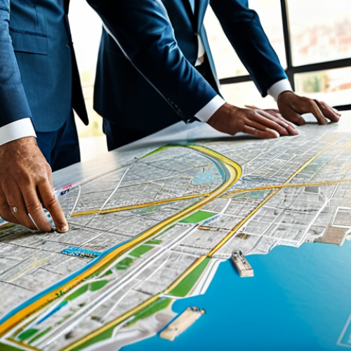 Home 7 **
A professional architect, fully clothed in a modest business attire, is analyzing a city map spread across a large table in a modern, sunlit office in Istanbul. The map shows potential locations for new sustainable building projects. Perfect anatomy, correct proportions, natural pose, well-formed hands, proper finger count, natural body proportions, safe for work, appropriate content, professional, modest, family-friendly.
**